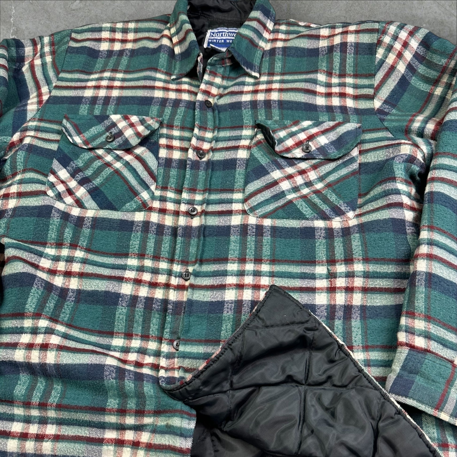 Northwest Winter Weight Quilted Polyester Lined Flannel