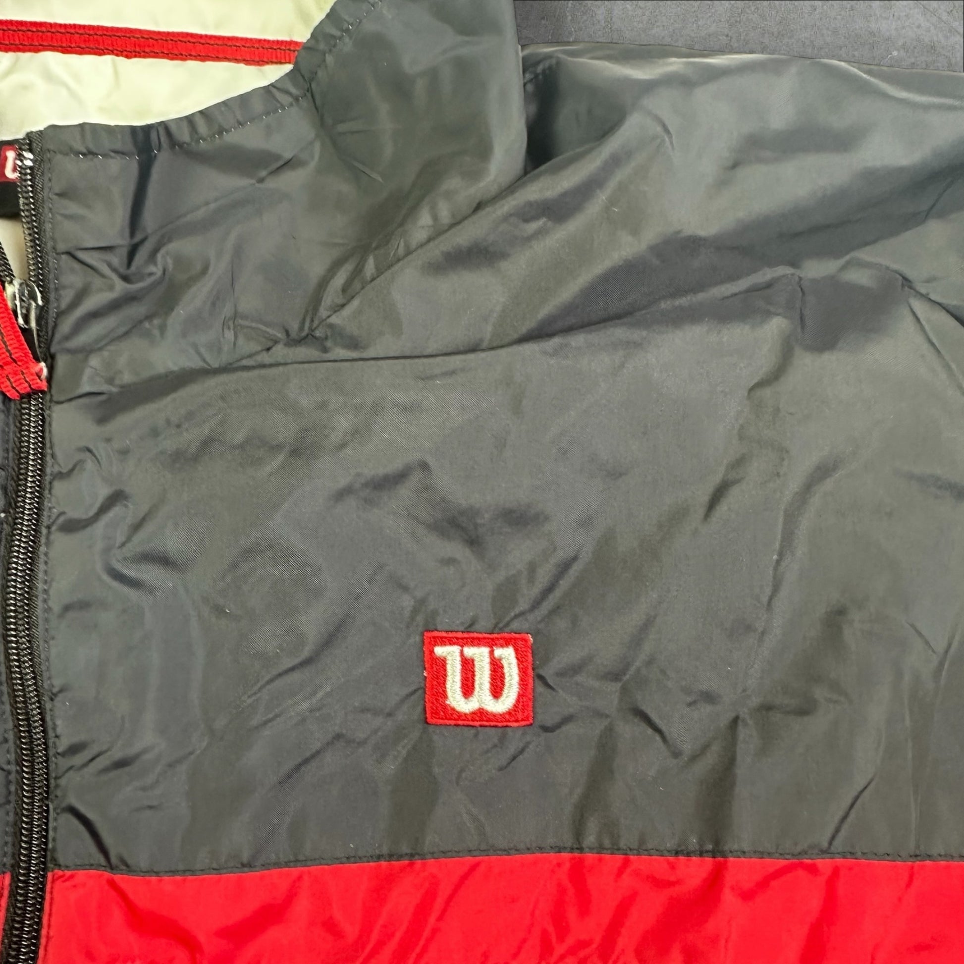 Wilson windbreaker jacket size large