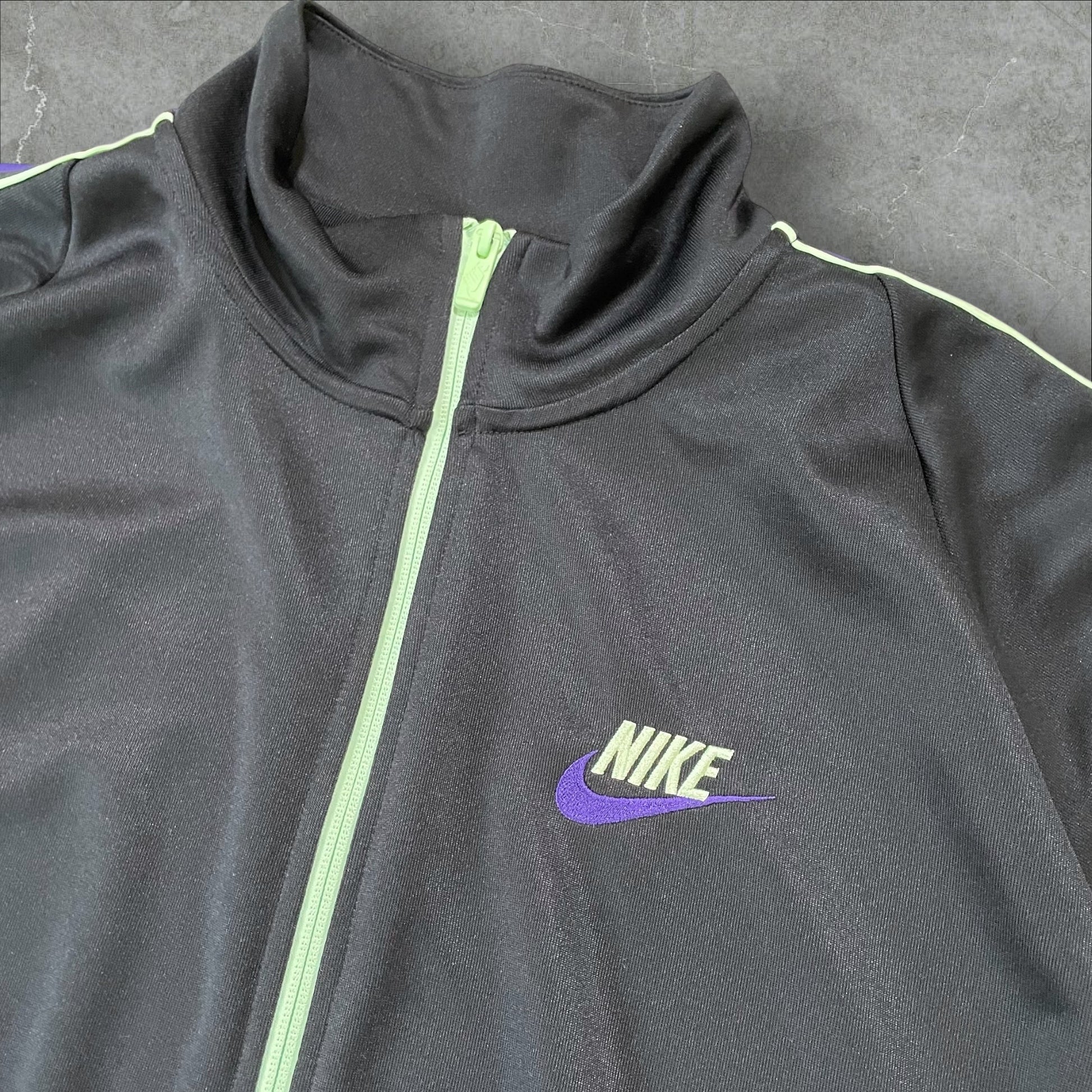 Nike track Suit Zip Jacket purple green black