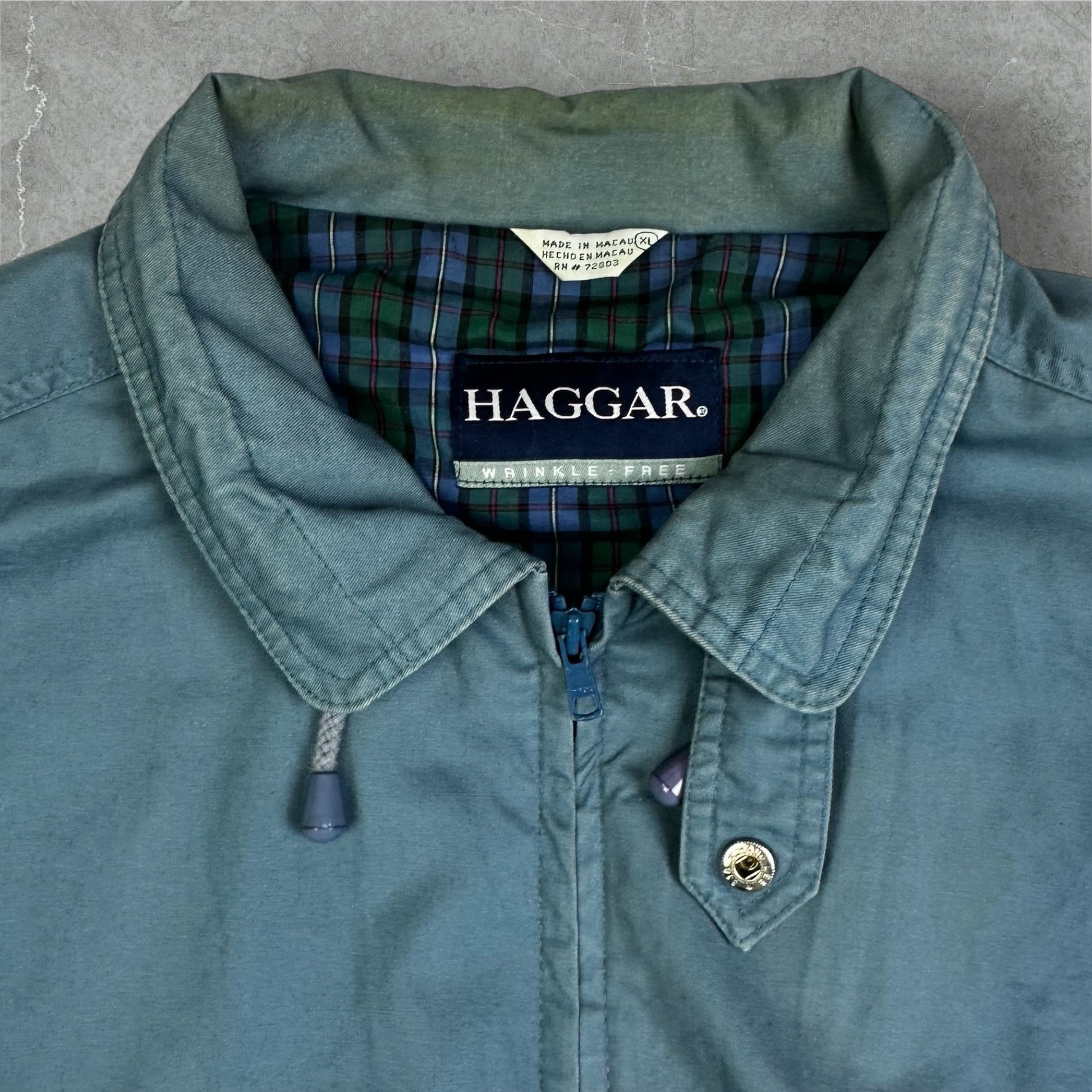 Haggar 90s Harrington Zip Jacket