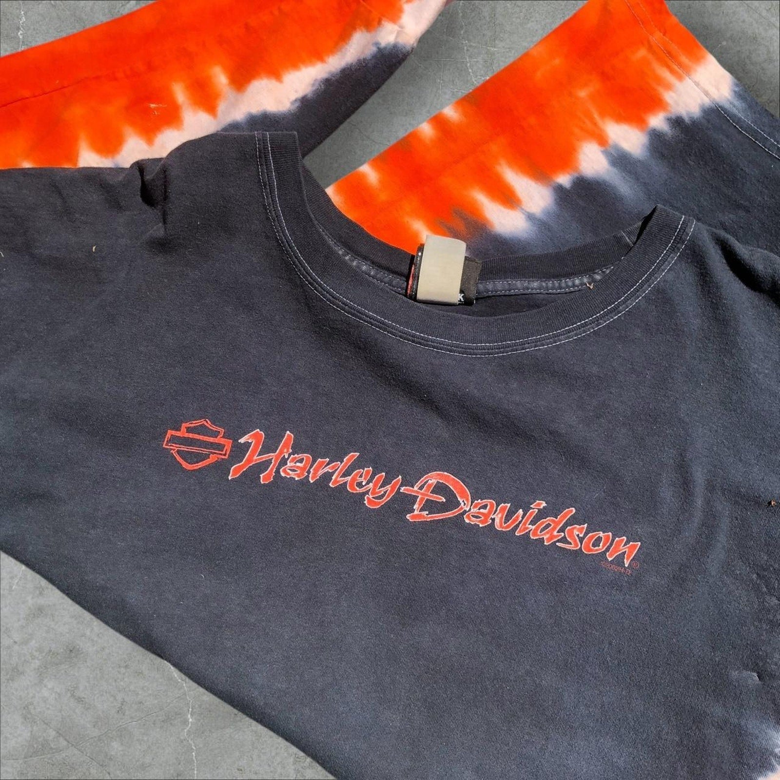 Harley Davidson Tie Dye Long Sleeve 1998