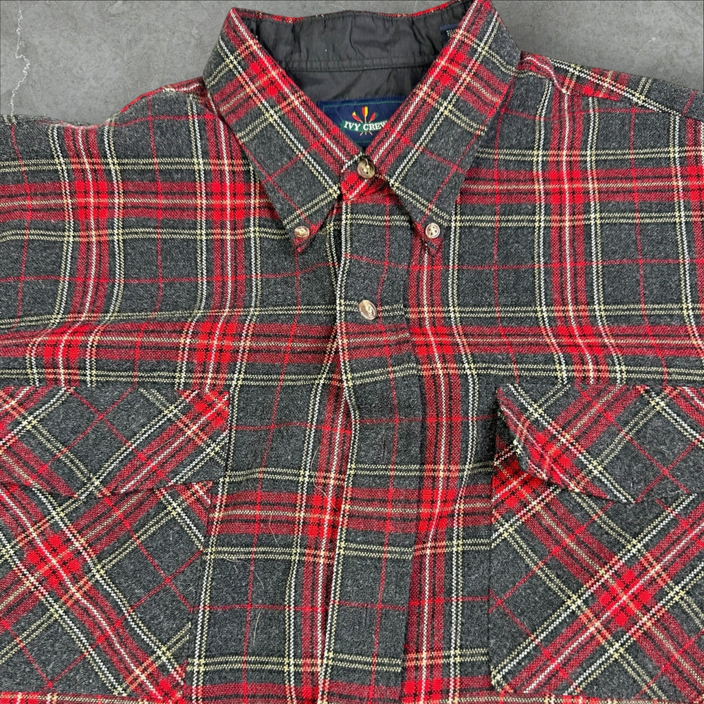 Ivy Crew Quilted Button Up Flannel