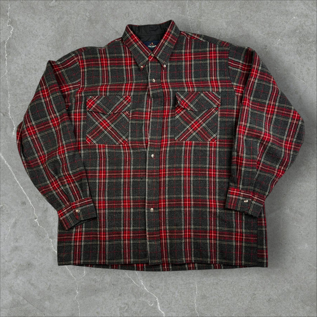 Ivy Crew Quilted Button Up Flannel