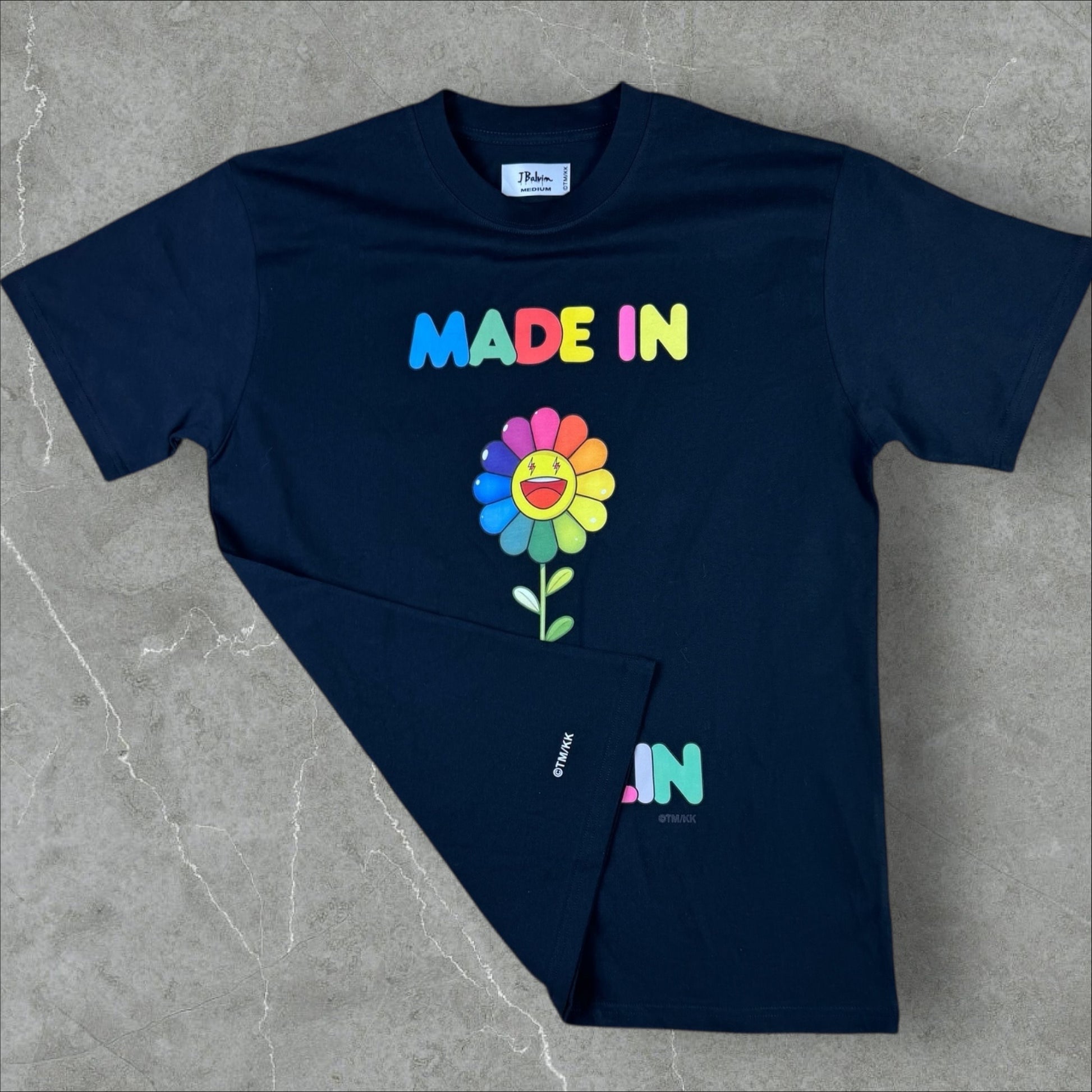 J Balvin x Takashi Murakami Collab "Made In Medellin" Tee M