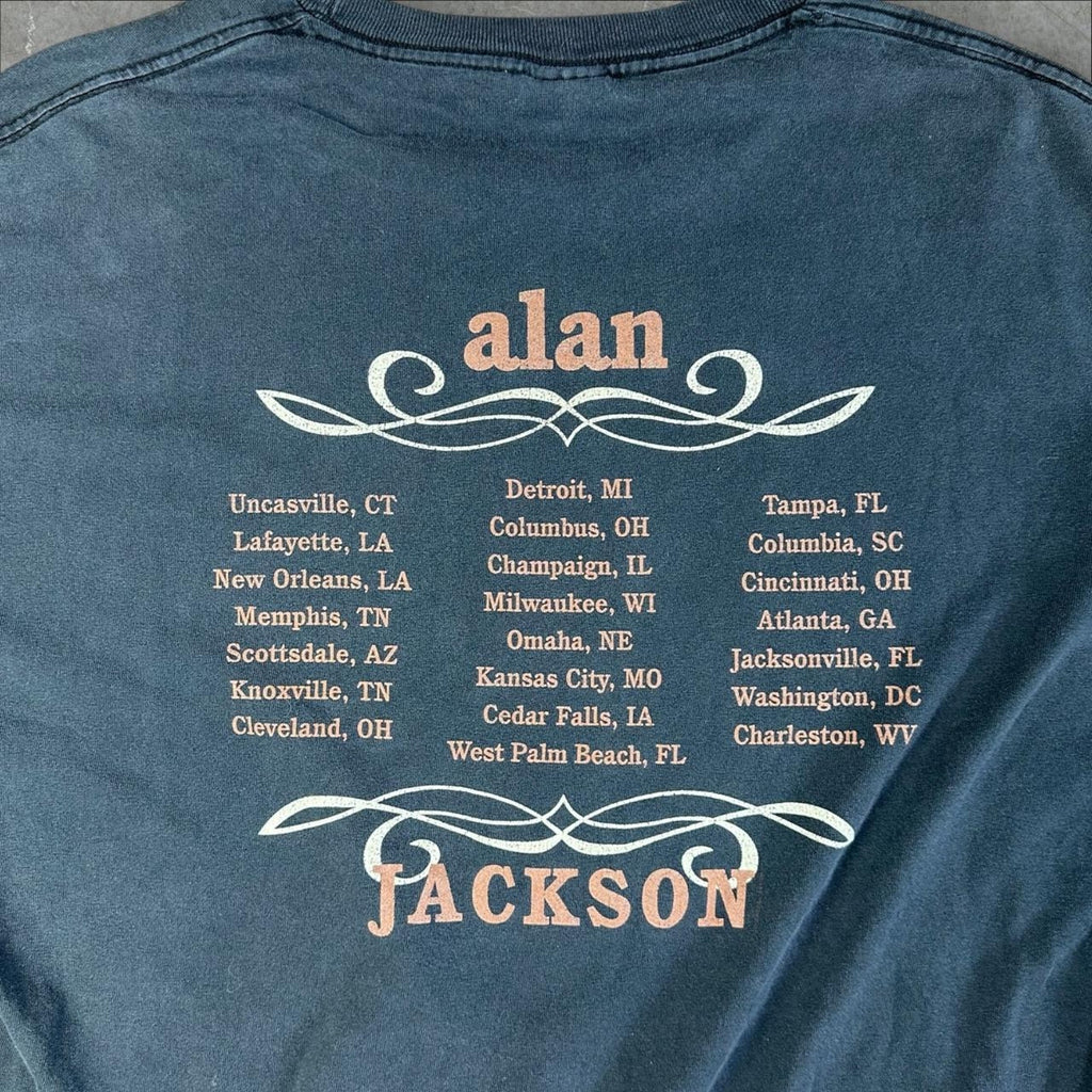 Vintage 2004 Alan Jackson Tour Concert Tee