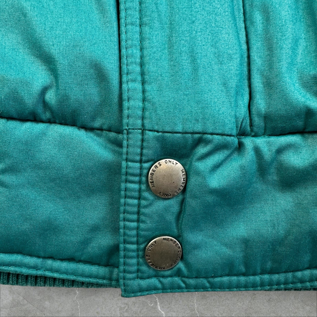 Members Only Fleece Lined Ski Coat 90s
