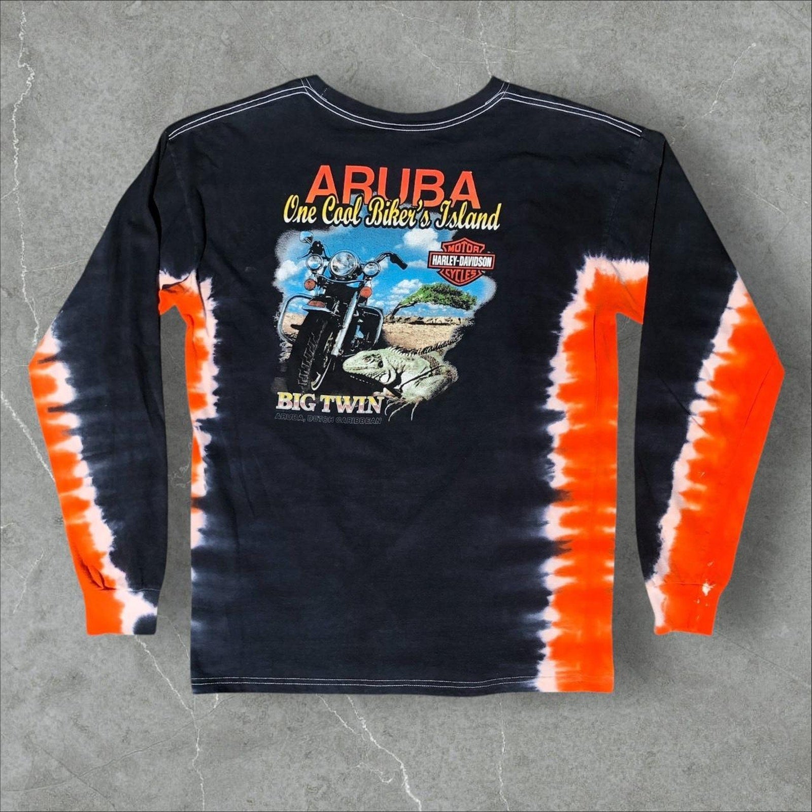 Harley Davidson Tie Dye Long Sleeve 1998