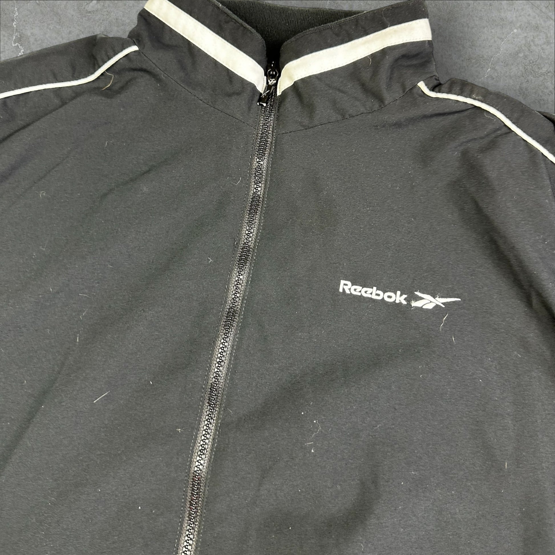 Reebok Lined Sport Full Zip Jacket 90s