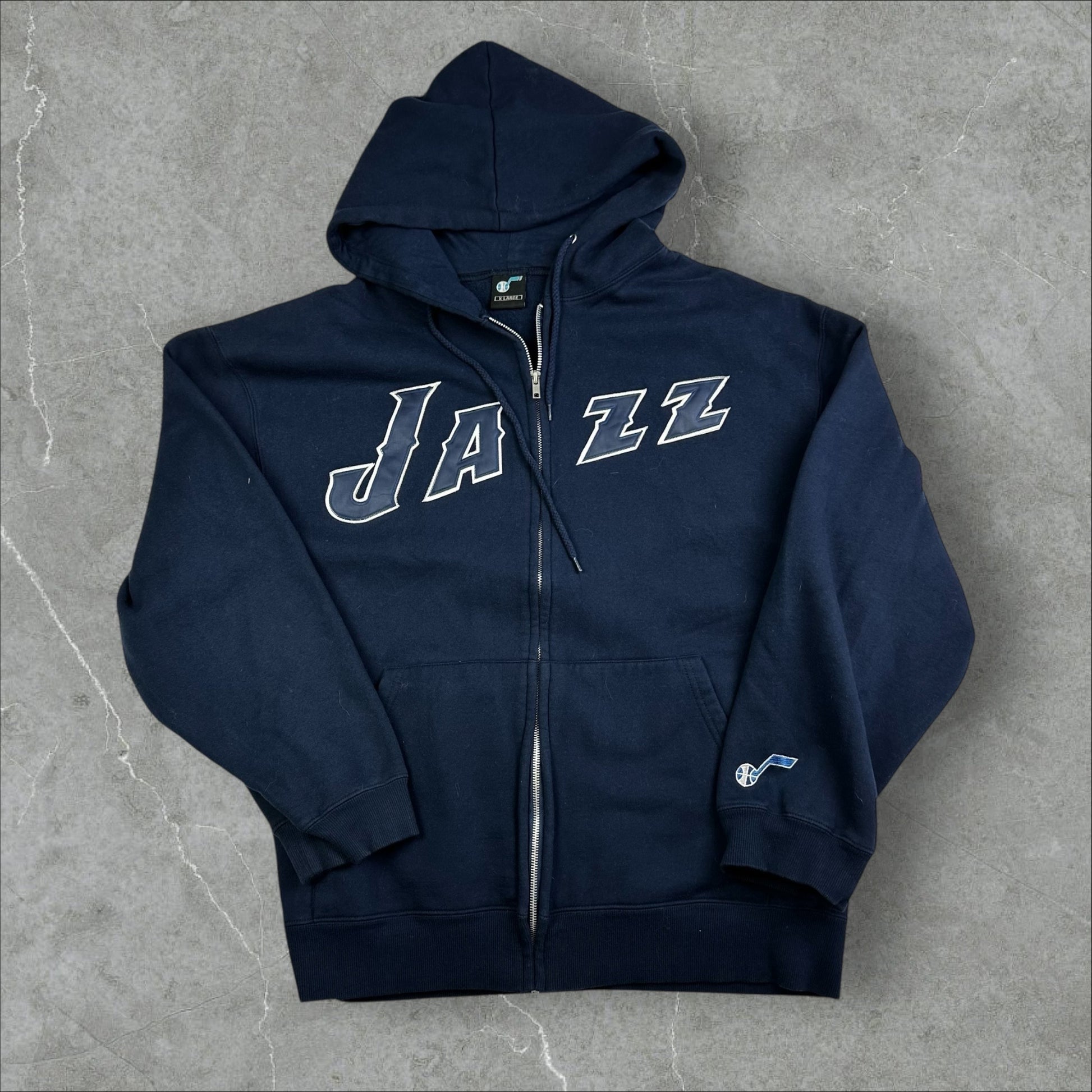 Vintage Utah Jazz Ful Zip Hoodie