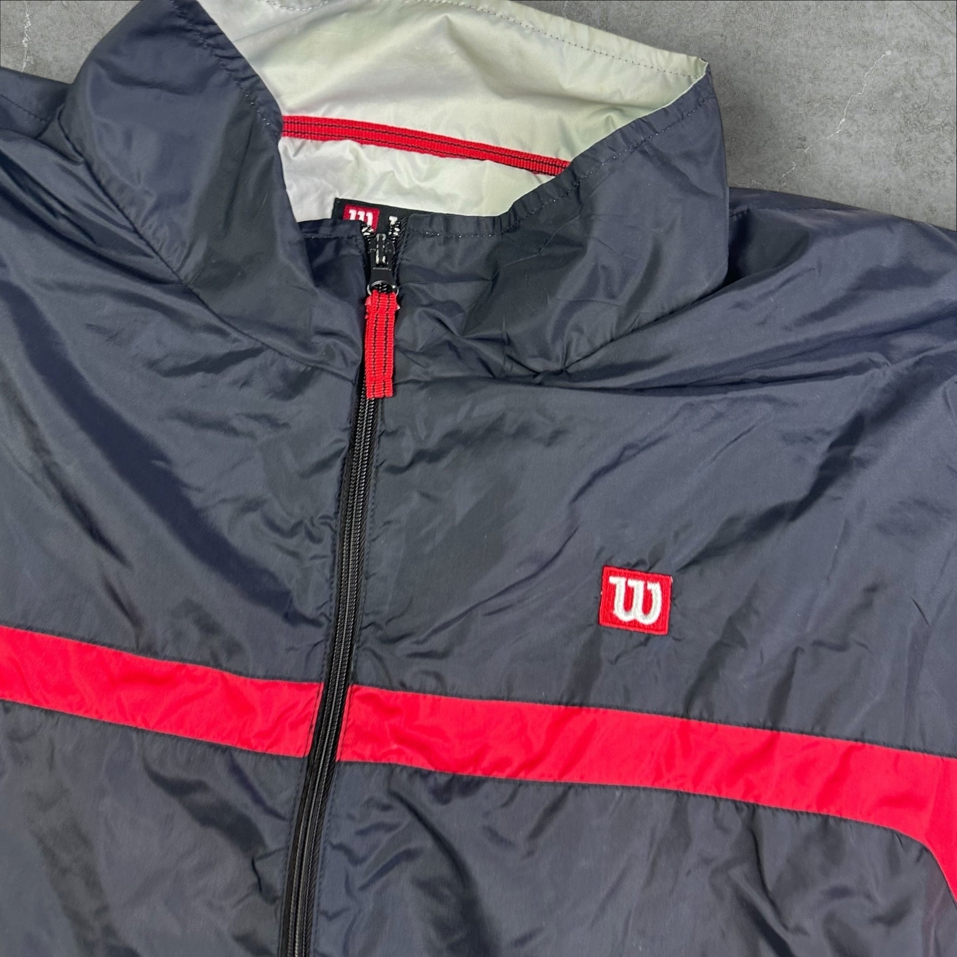 Wilson windbreaker jacket size large