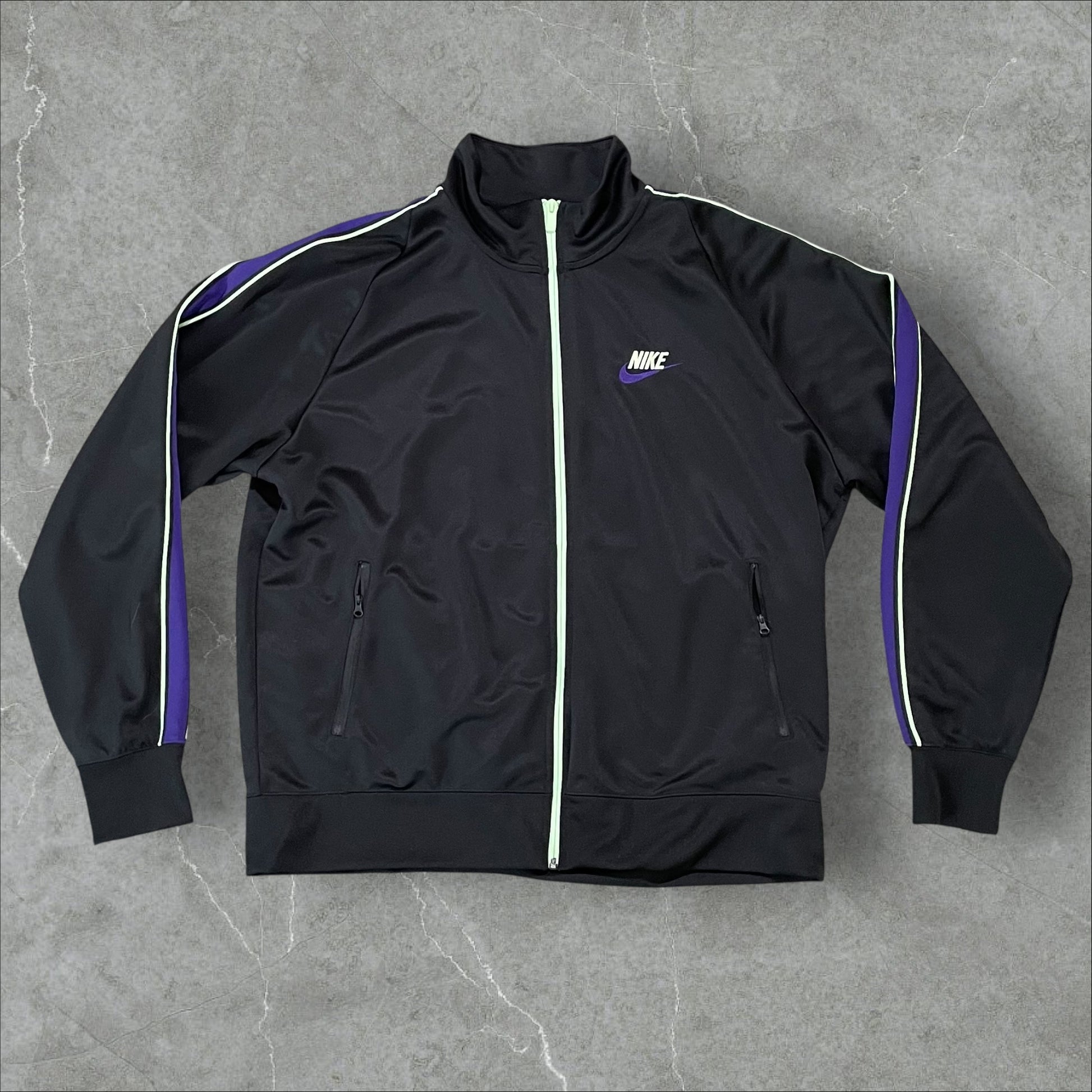 Nike track Suit Zip Jacket purple green black