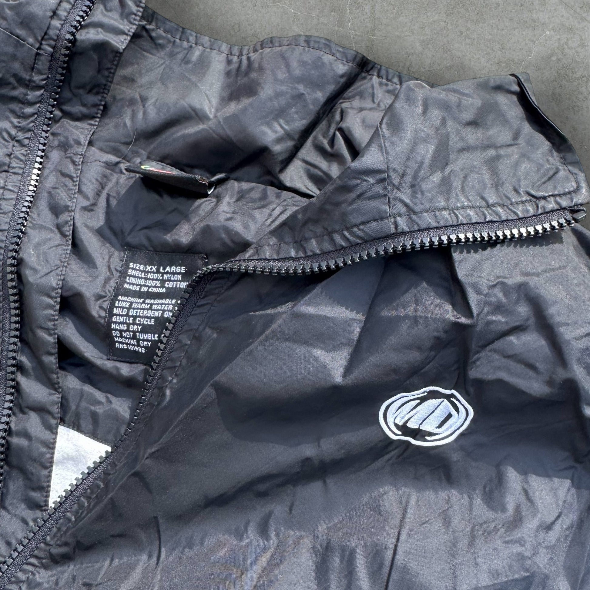 Mountain dew zip windbreaker jacket