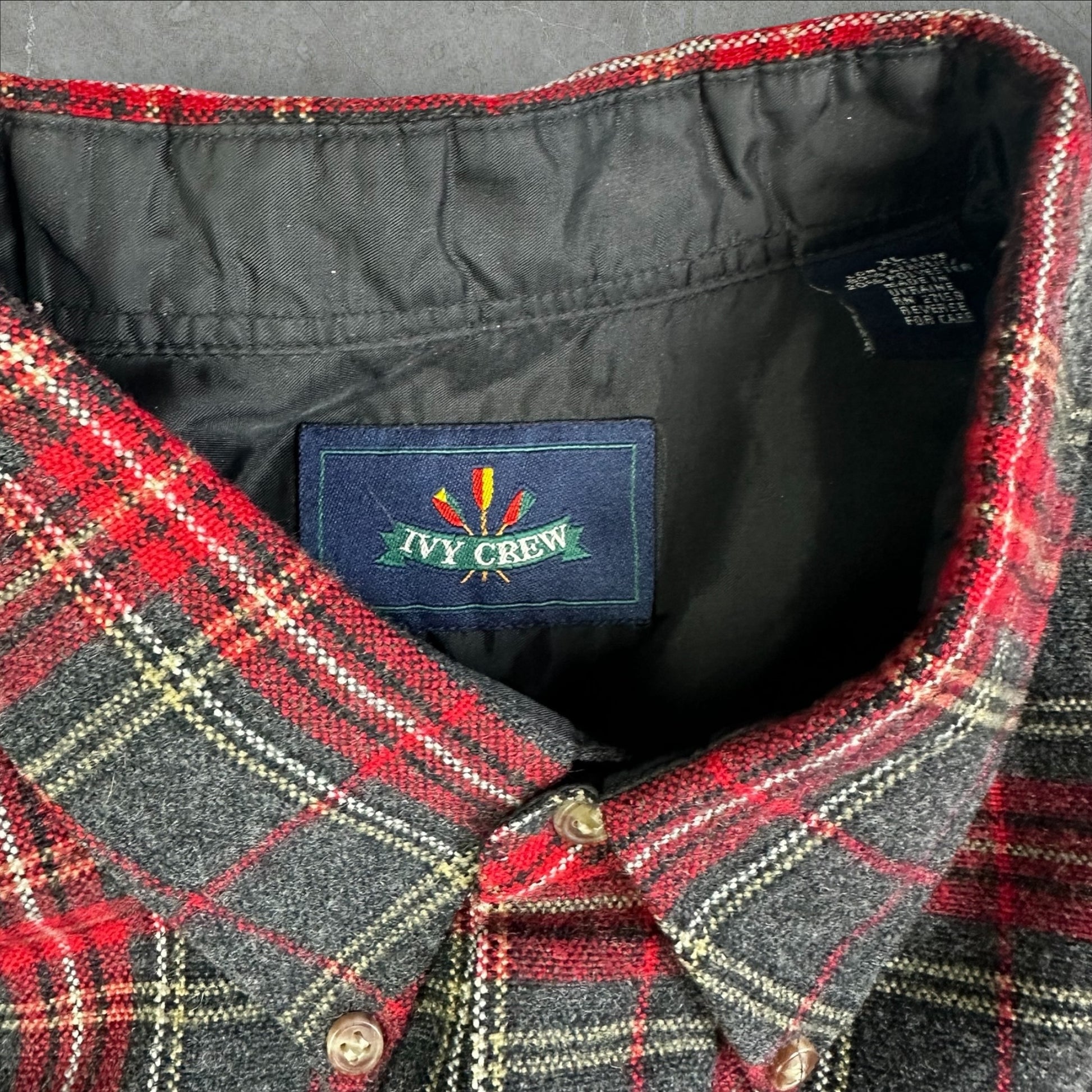 Ivy Crew Quilted Button Up Flannel