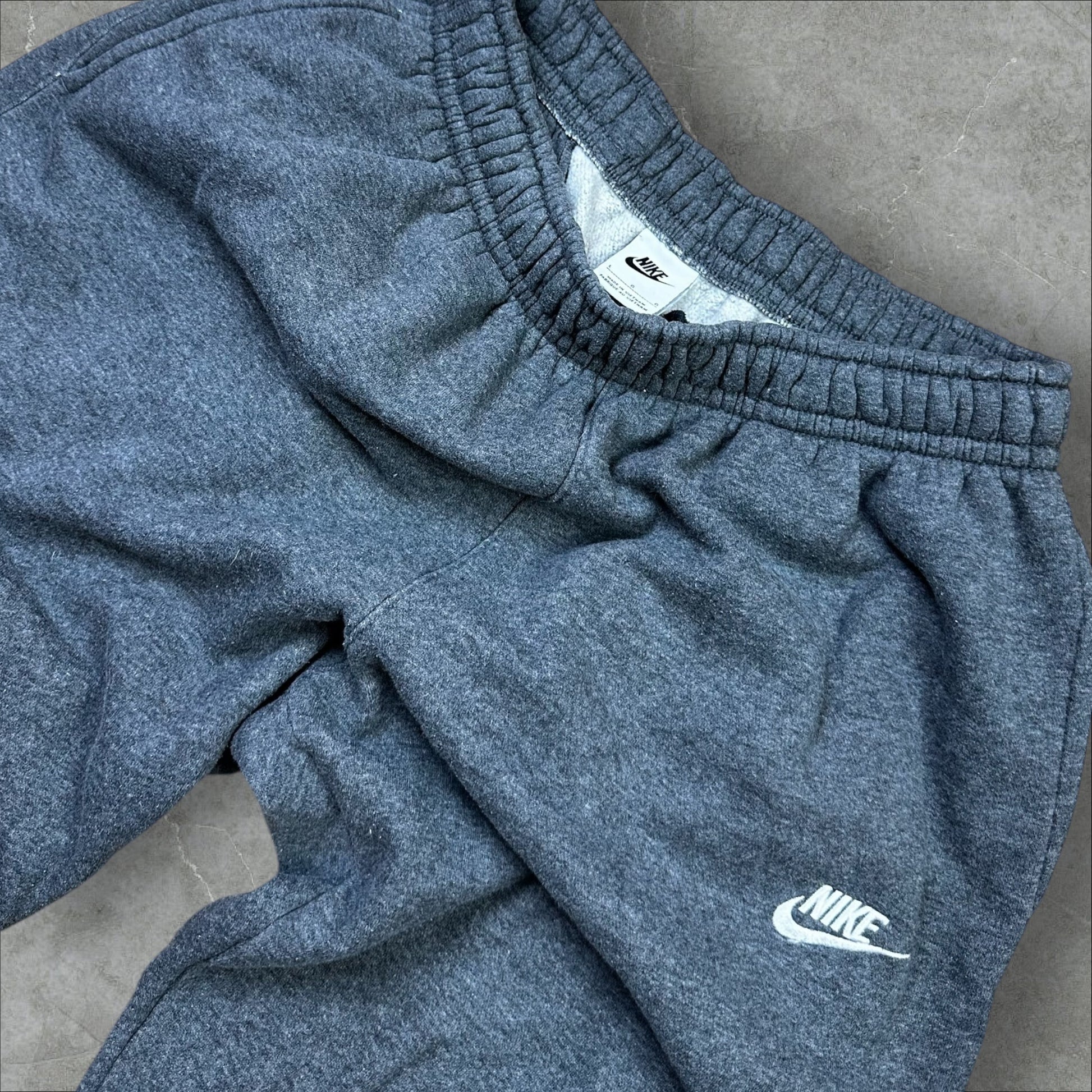 Nike Heather Grey Tapered Jogger Sweatpants