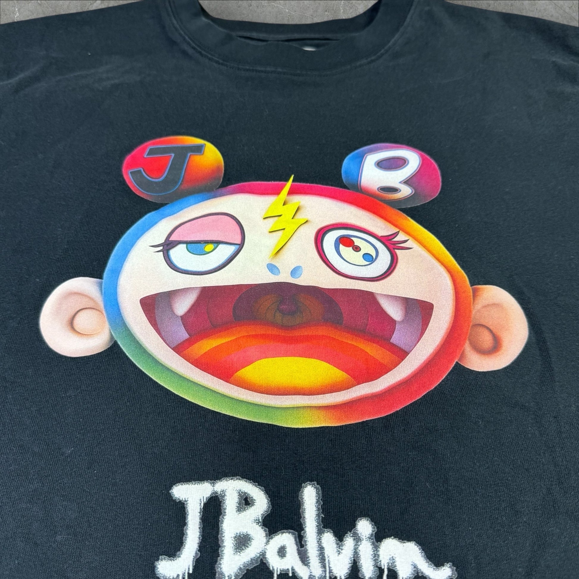 J Balvin x Takashi Murakami Collab Monster Face Tee M