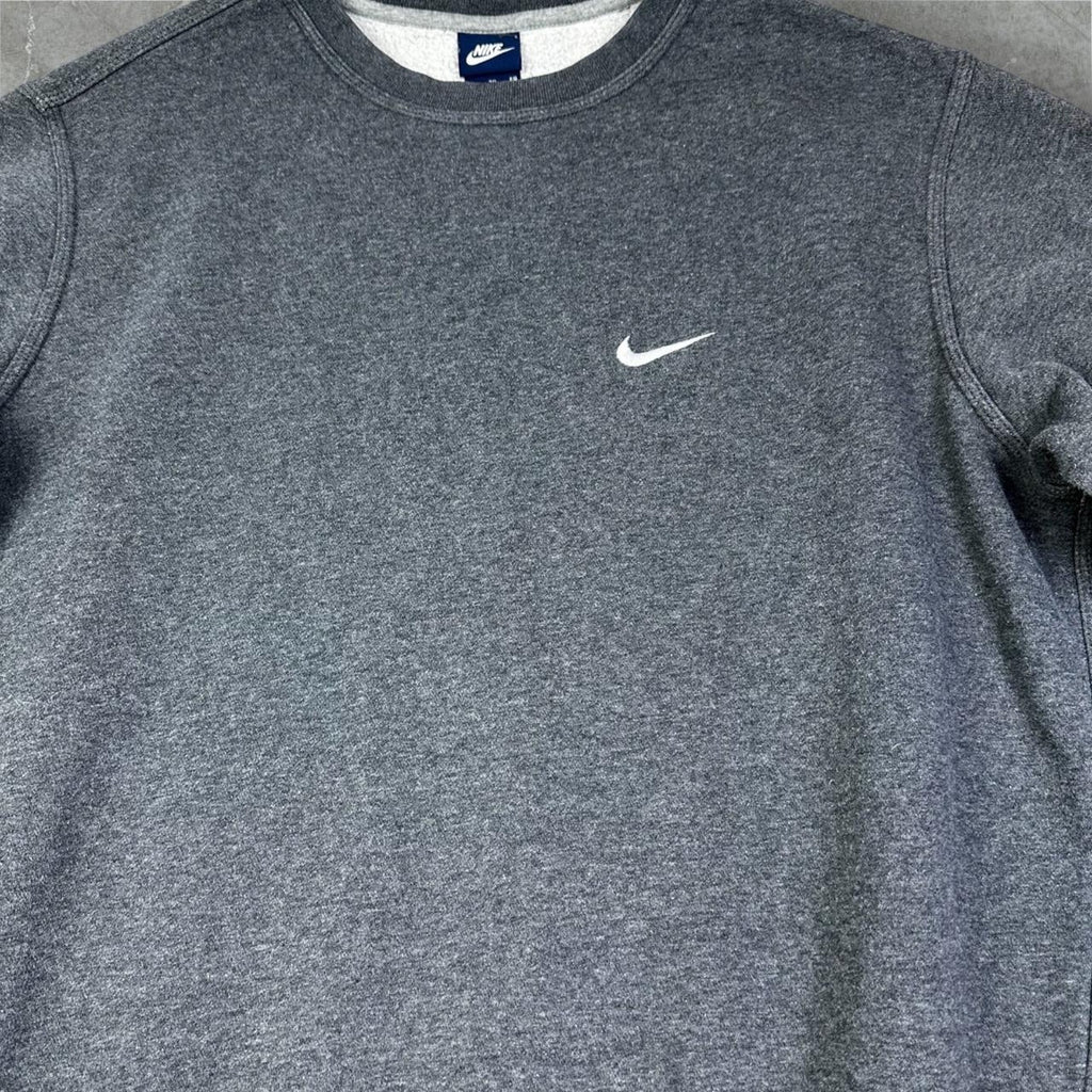Nike Vintage Late 90s Blue Tag Nike Crewneck grey