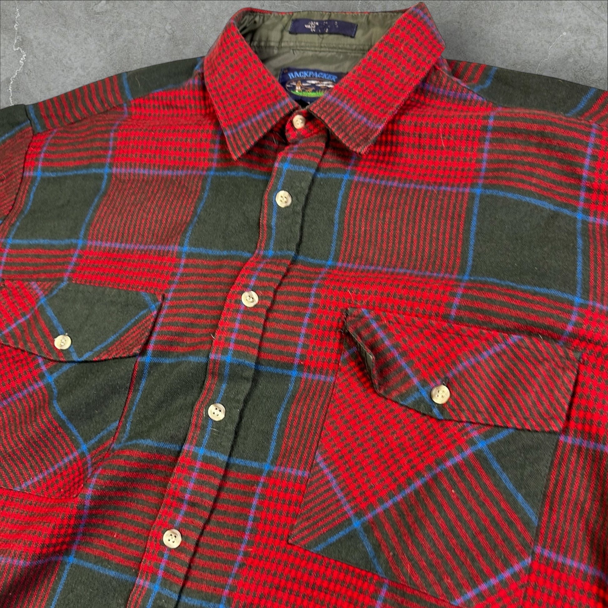 Backpacker Wool Plaid Flannel