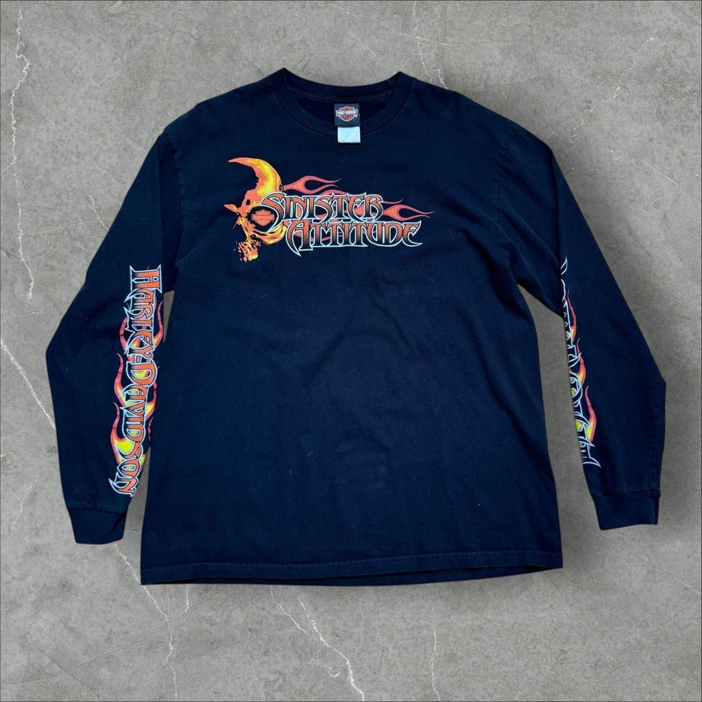 Harley Davidson Aurora Colorado "Sinister Attitude" LS Large