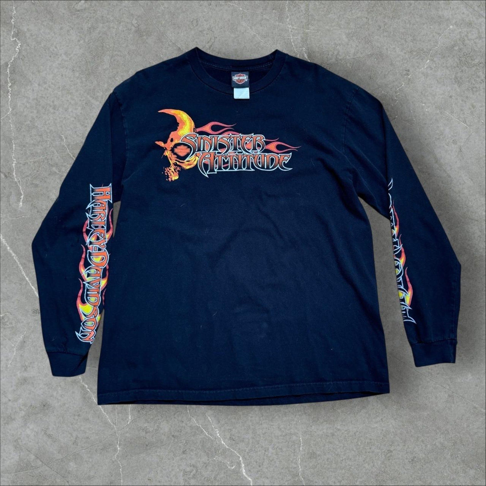 Harley Davidson Aurora Colorado "Sinister Attitude" LS Large