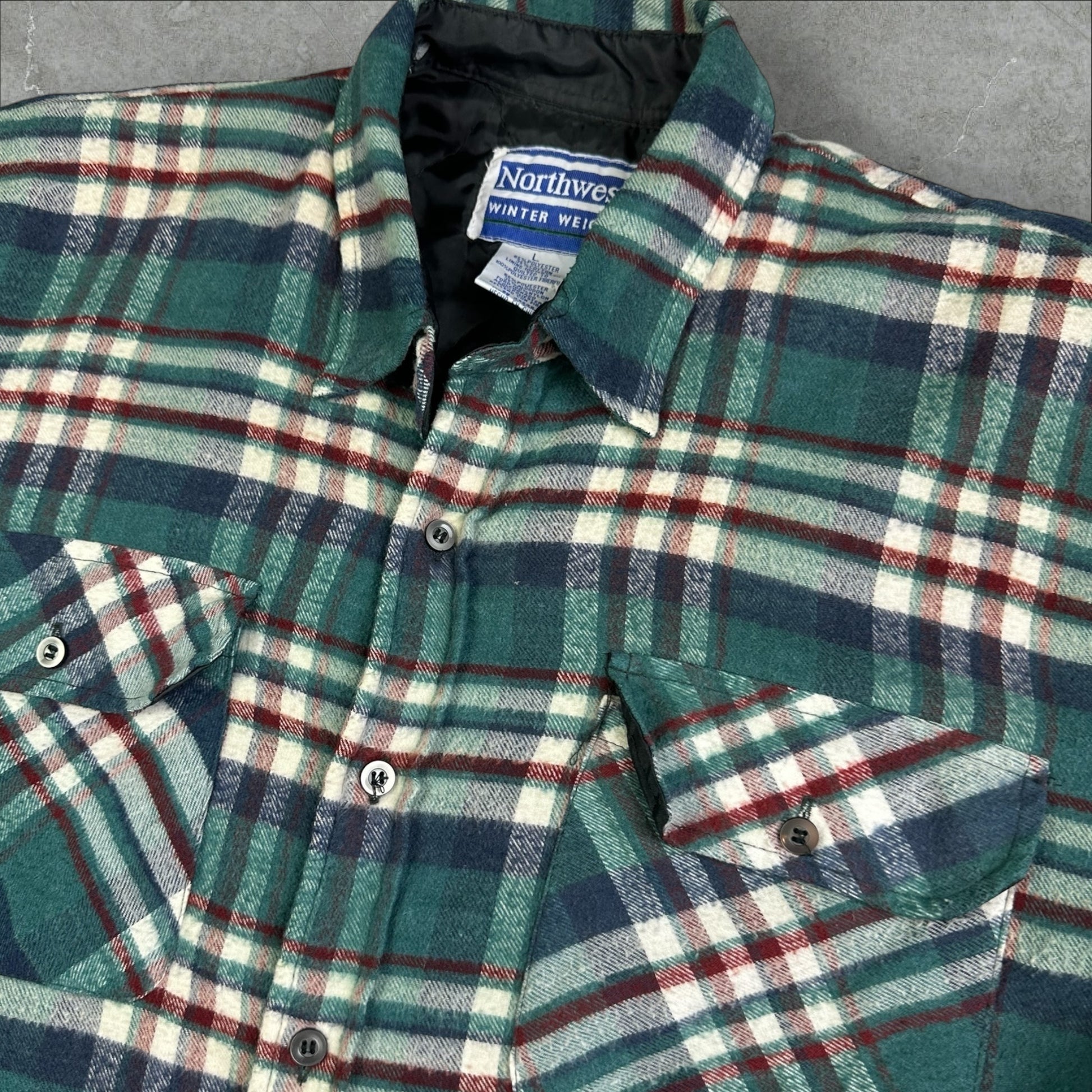 Northwest Winter Weight Quilted Polyester Lined Flannel
