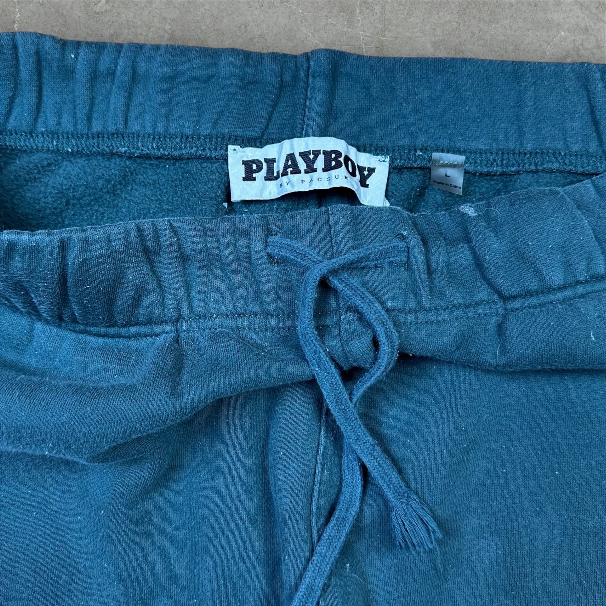 Playboy Love Palm Tree Puff Print Jogger Sweatpants