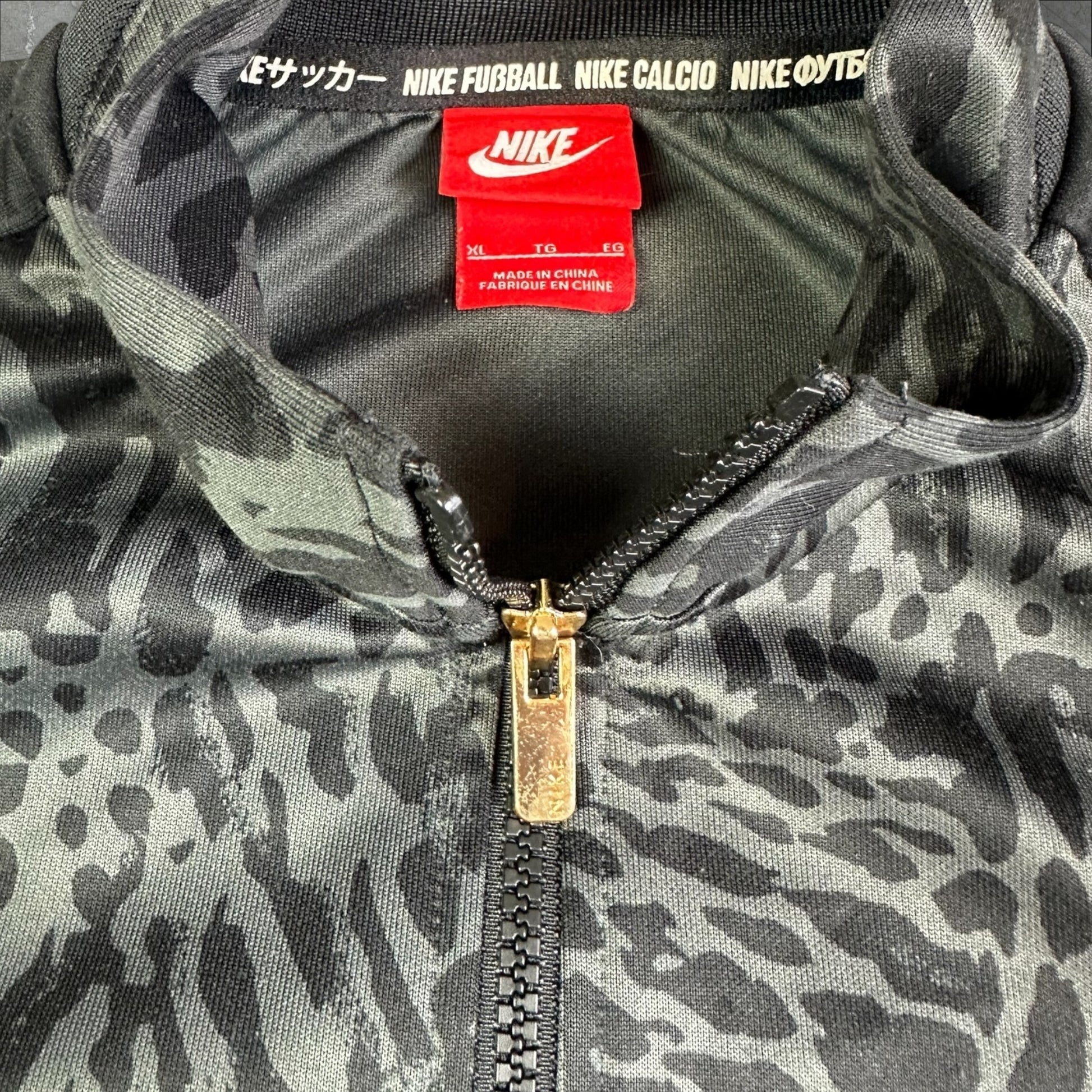 Nike F.C. Soccer Jacket Cheetah Print