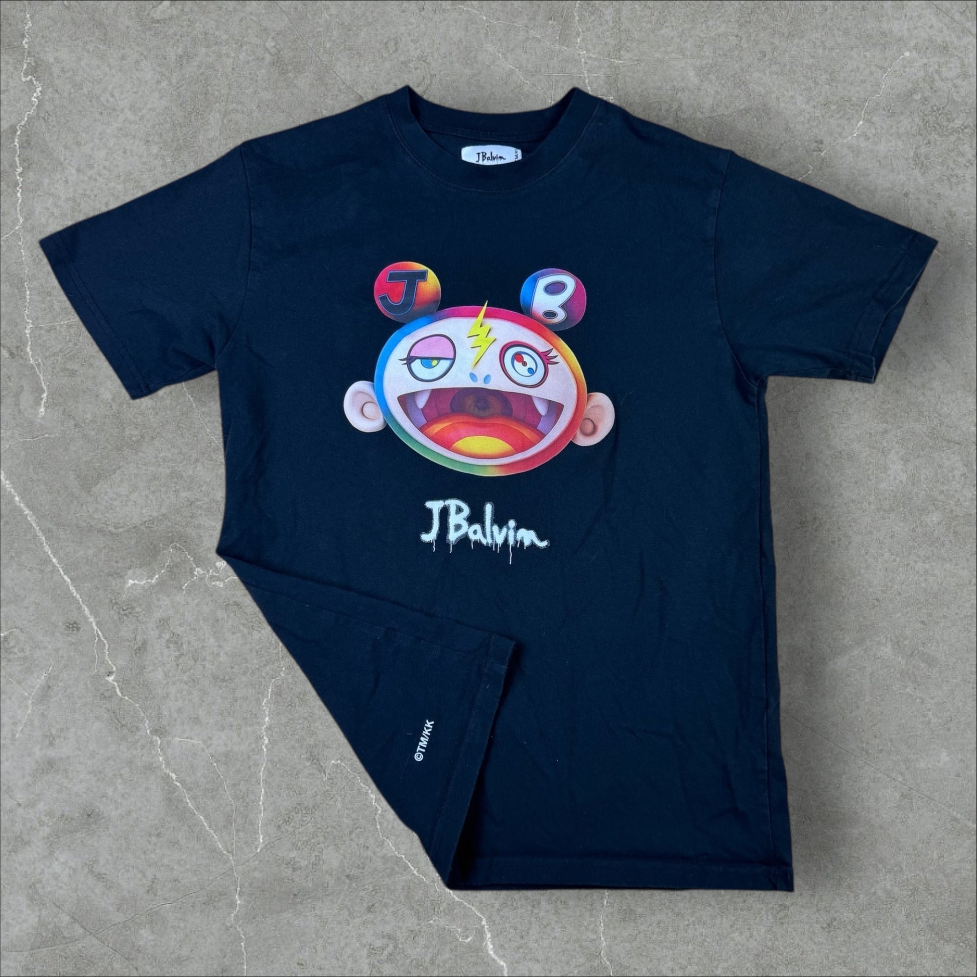 J Balvin x Takashi Murakami Collab Monster Face Tee M