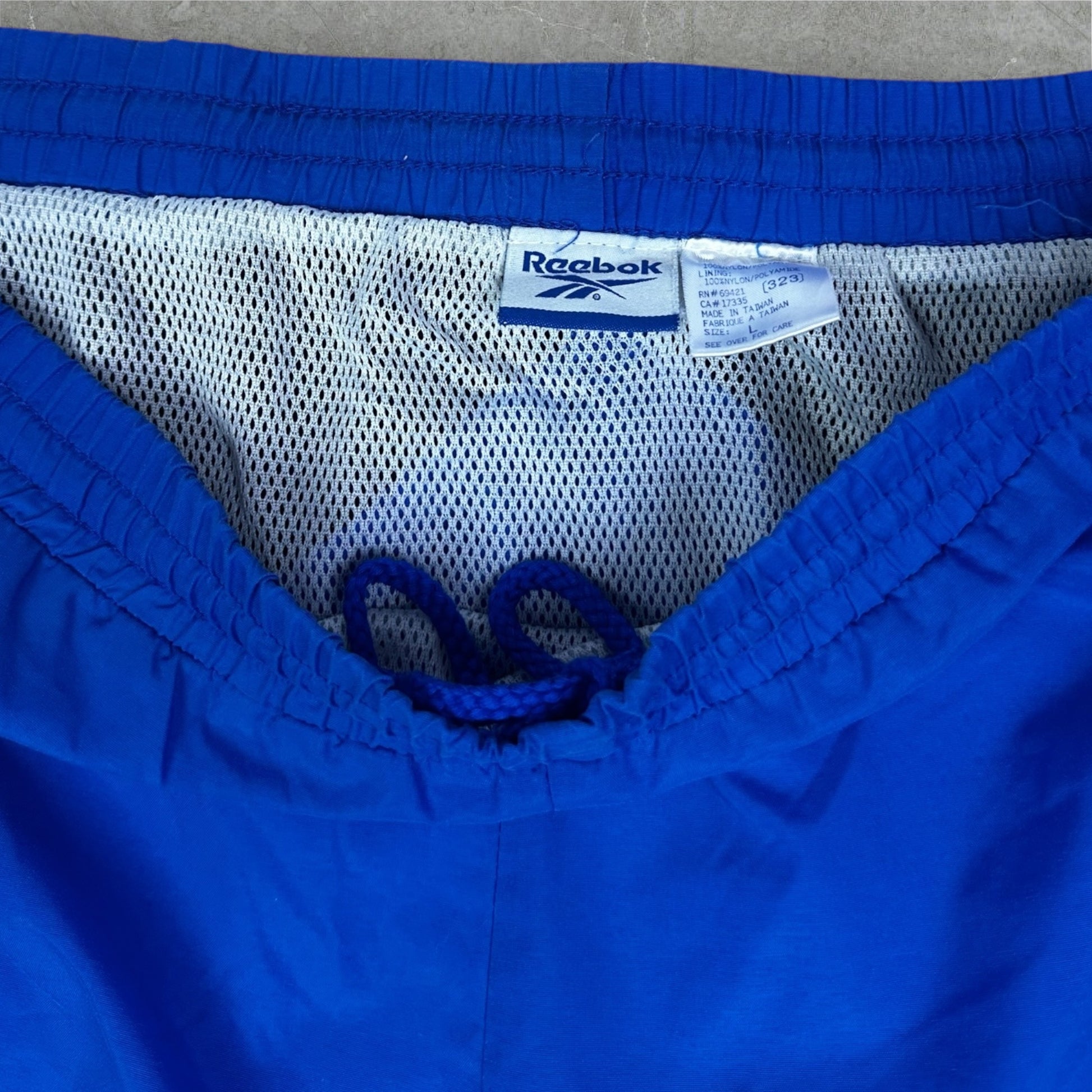 Vintage Reebok Net Lined Swim Trunks Shorts