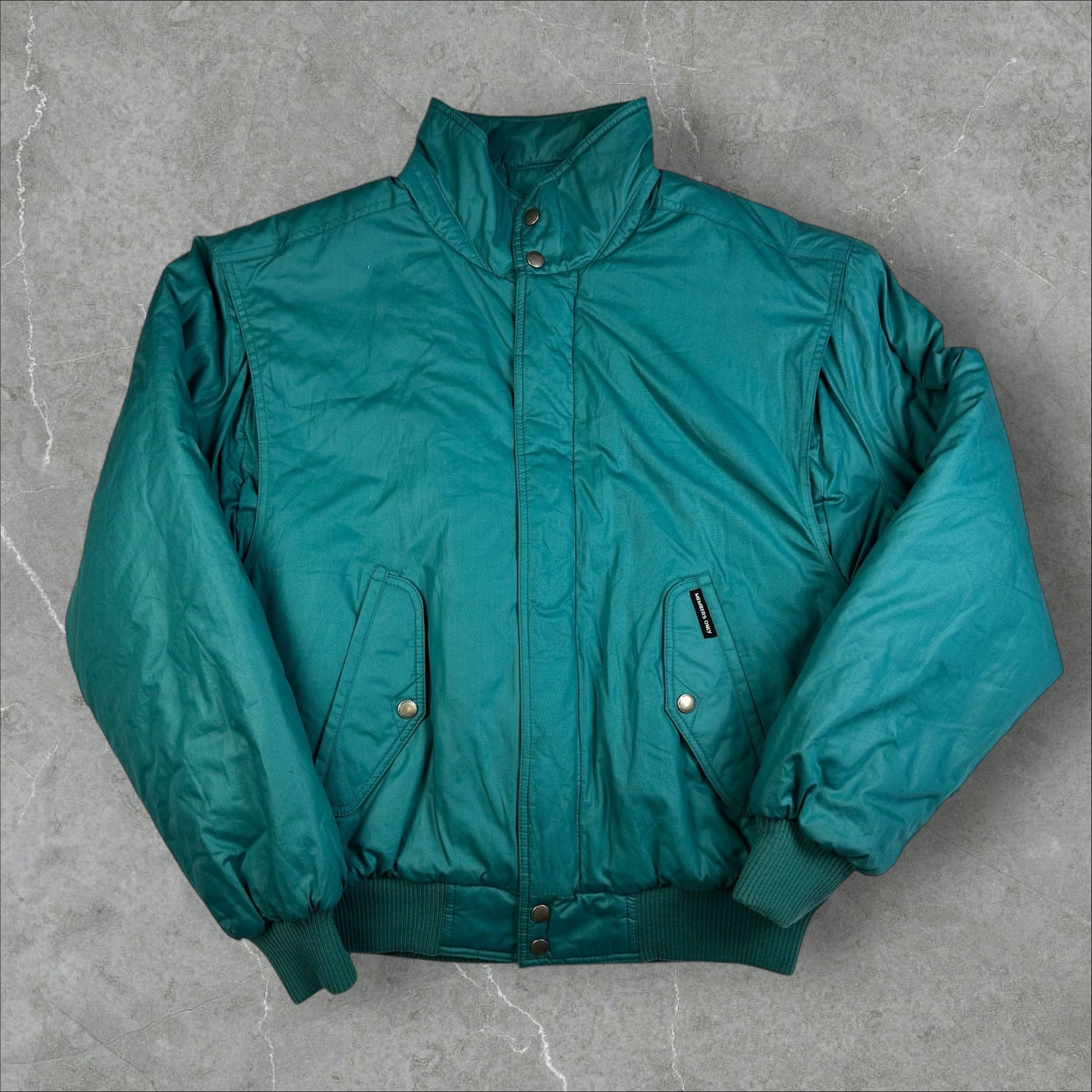 Members Only Fleece Lined Ski Coat 90s