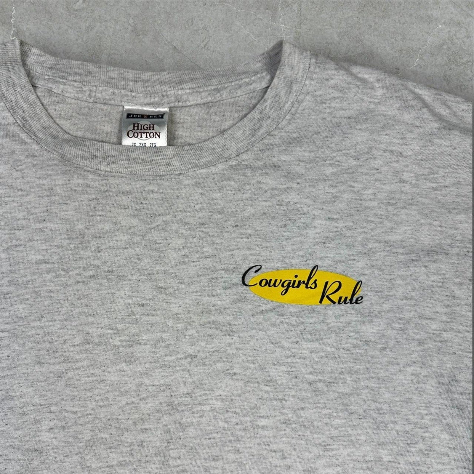 Vintage 2000s Cowgirls Rule T-Shirt Large