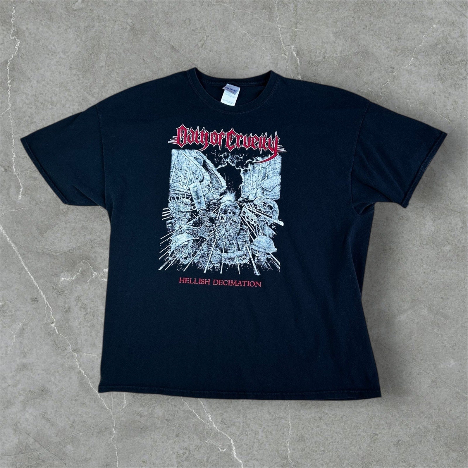 Oath of Cruelty "Hellish Decimation" Metal Tee