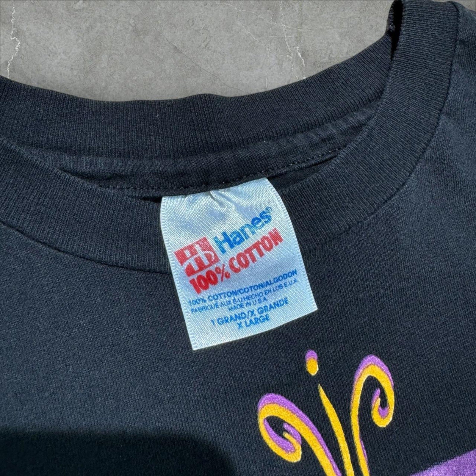 Vintage Reba McEntire 1994 Tour Tee Black & Purple