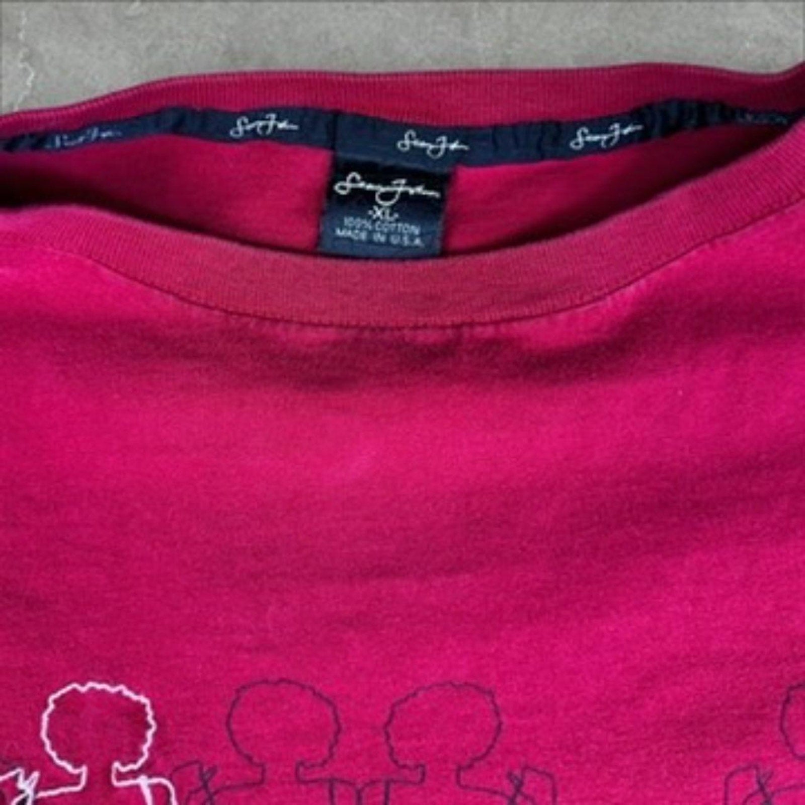 Vintage Sean John Bikini Baggy Tee Red