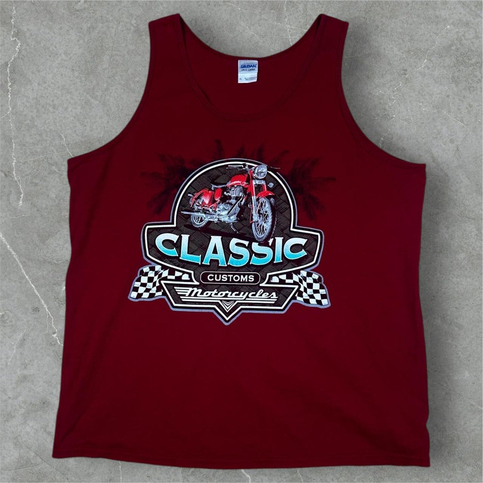 Motorcycle Tank Top Y2K XL