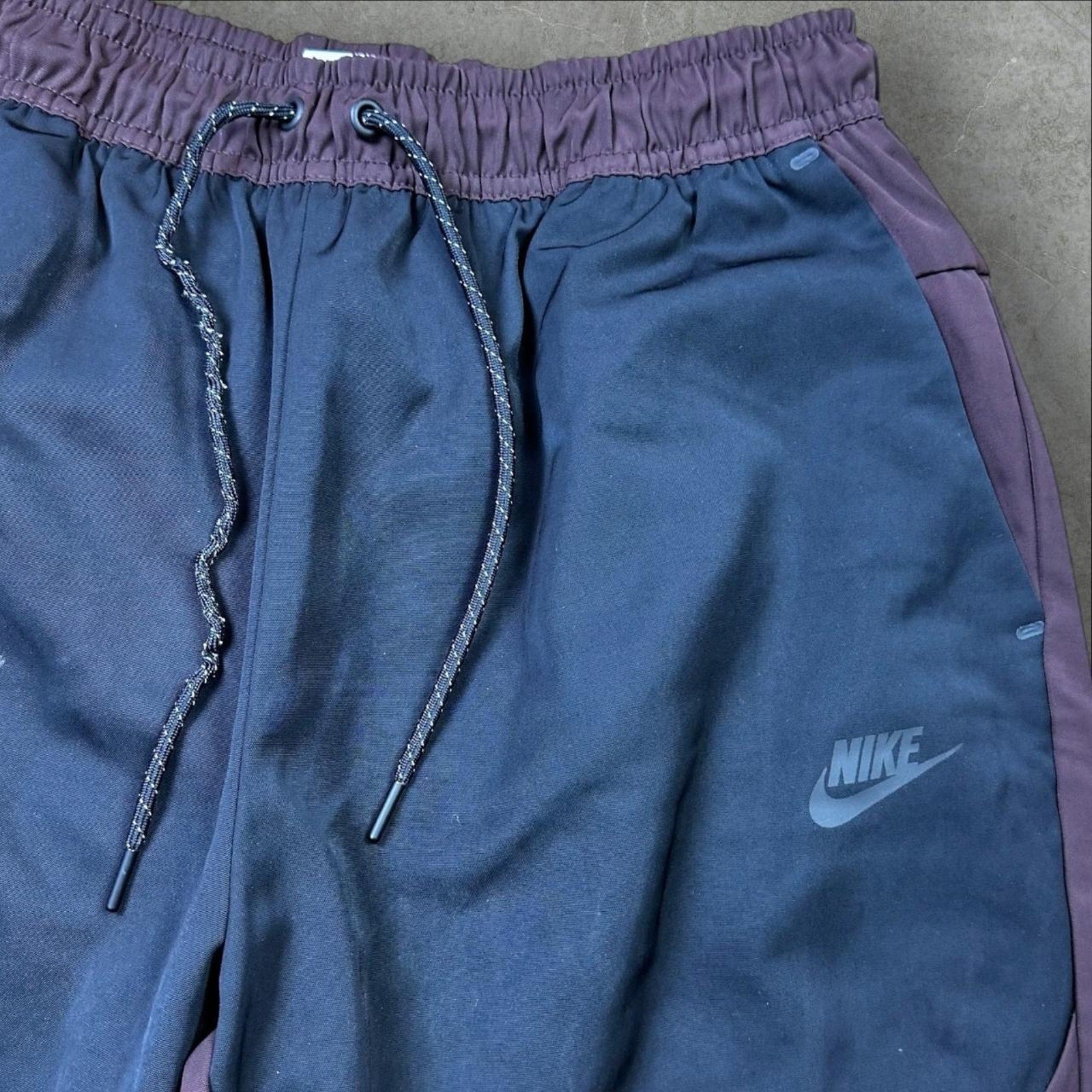 Nike Brown Taper Leg Polyester Tech Sweatpants