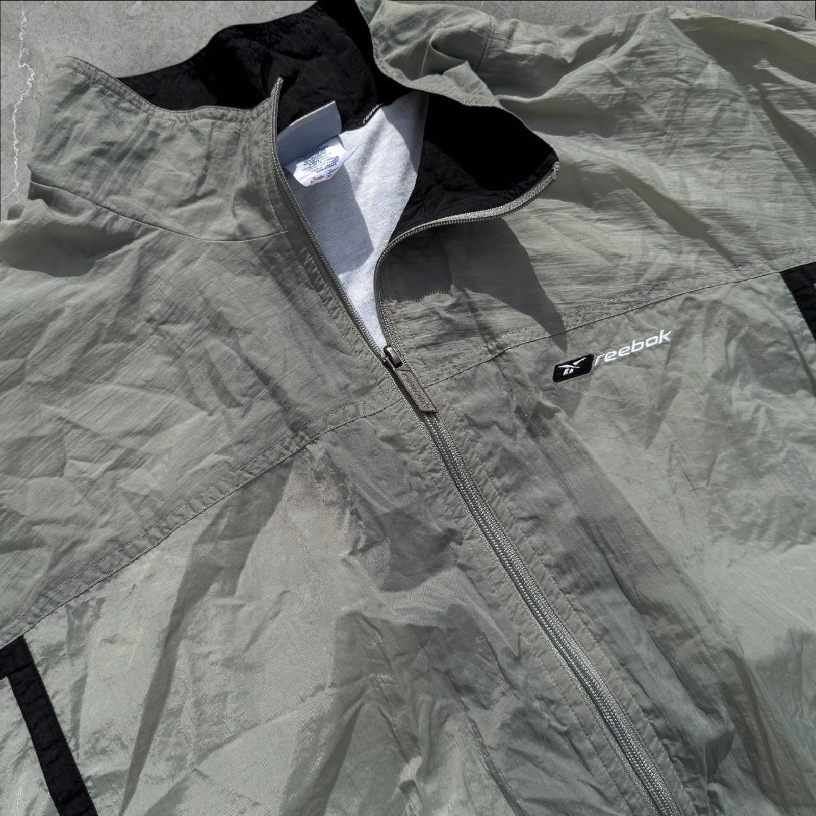 Vintage Reebok Lined Nylon Windbreaker