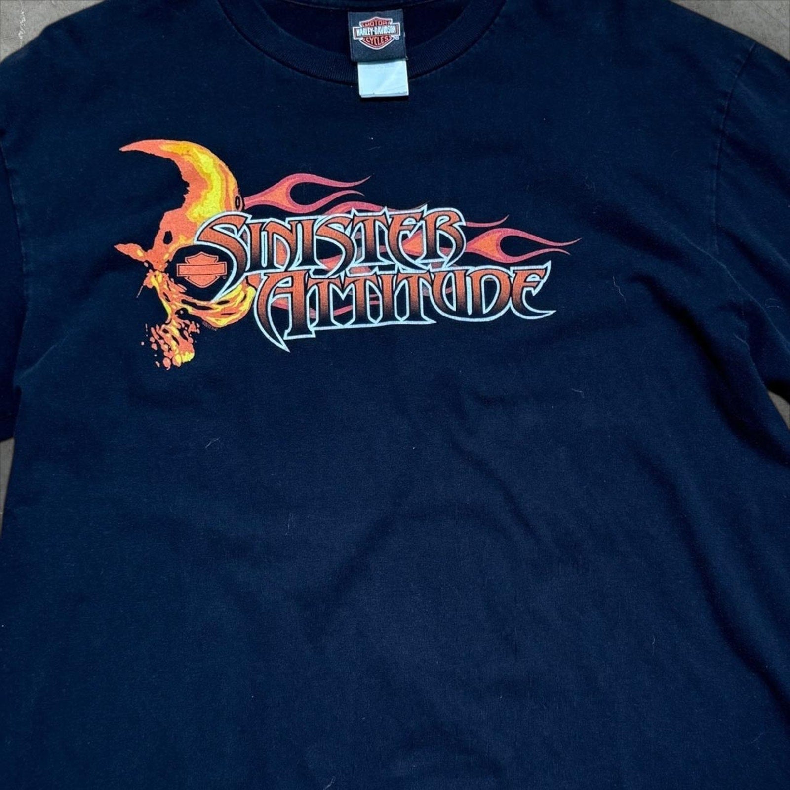 Harley Davidson Aurora Colorado "Sinister Attitude" LS Large