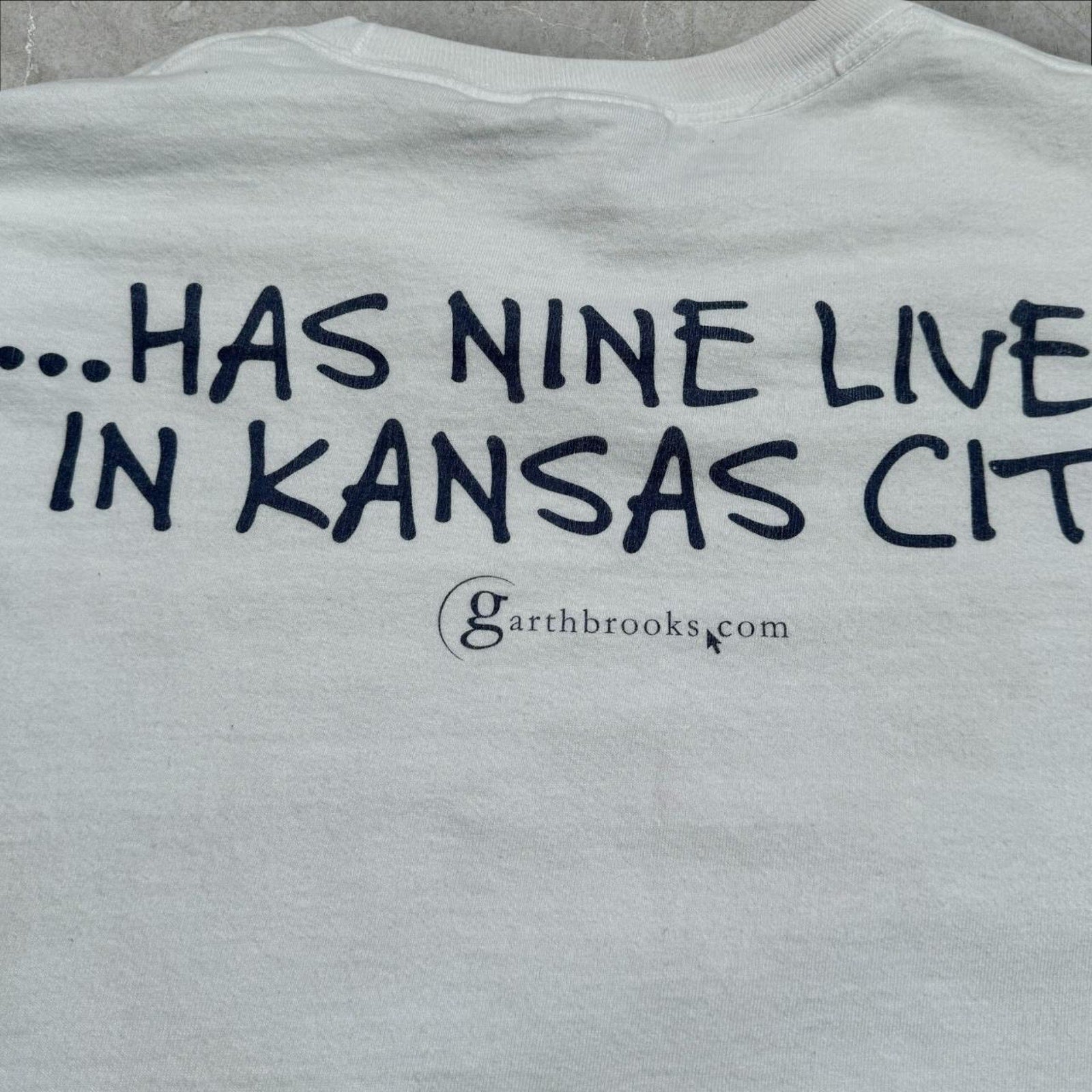 Vintage Garth Brooks Tee from 9 Show run in Kansas City