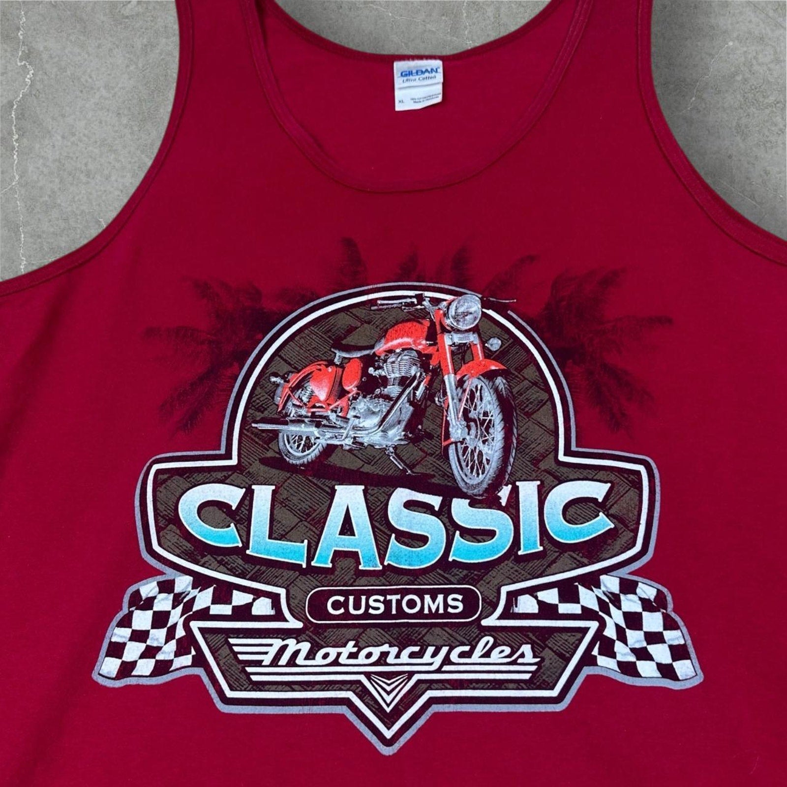Motorcycle Tank Top Y2K XL