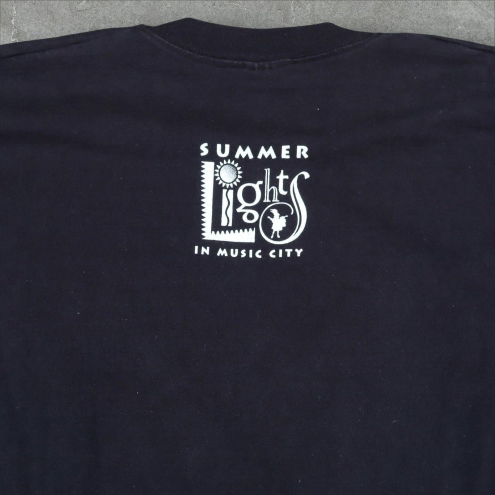Vintage Summer Light Festival 1994 Tee Black XL